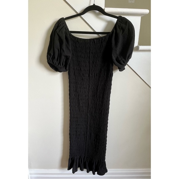 Never Fully Dressed Ruched Jojo Black Maxi - Picture 3 of 6